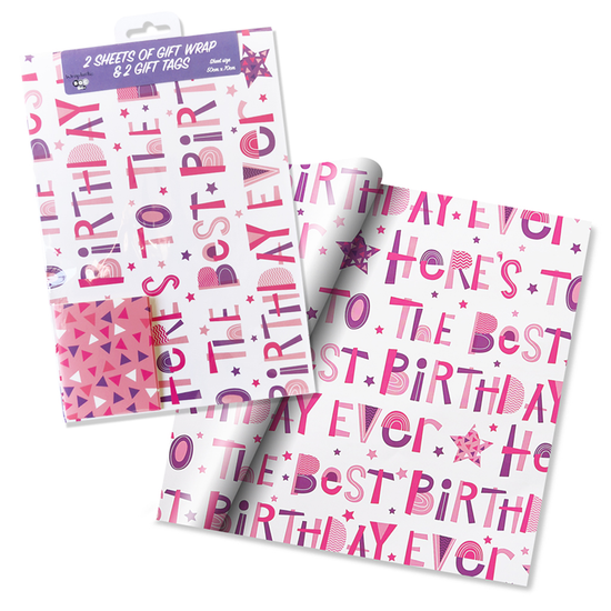 12pk Sheet + Tag Set Best Birthday Ever