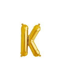 Northstar Foil Balloon Gold 16" Letter K
