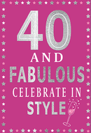 Simon Elvin C50 Birthday Age 40 6pk