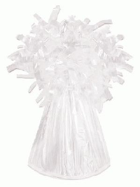 Oaktree Tassel Balloon Weight White