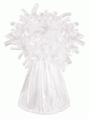 Oaktree Tassel Balloon Weight White