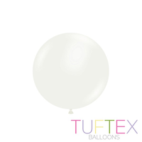Tuftex Standard White 17" Latex Balloons 50pk