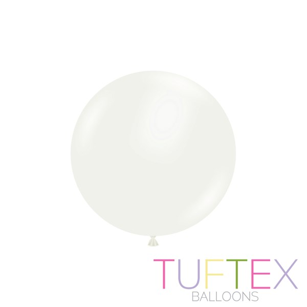 Tuftex Standard White 17" Latex Balloons 50pk