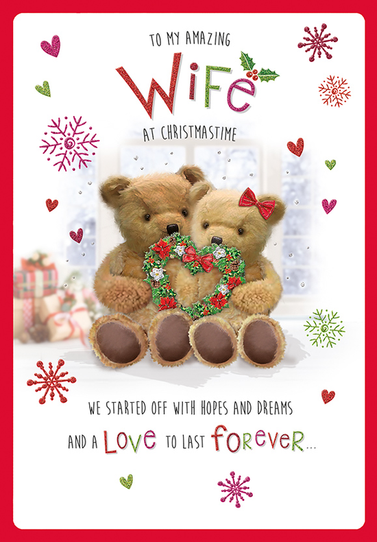 Regal 6 Pack C75 Cards Christmas Wife