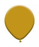 Gold 10-inch latex balloons from Giftzone, decorated for celebrations, shown in a pack of six for party decorating.
