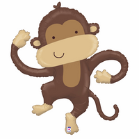 Monkey 40" Foil Balloon