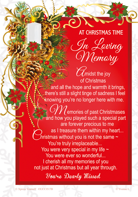 Xpress Yourself Memorial Christmas Open 6pk