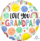 Anagram Love You Grandpa 18" Foil Balloon