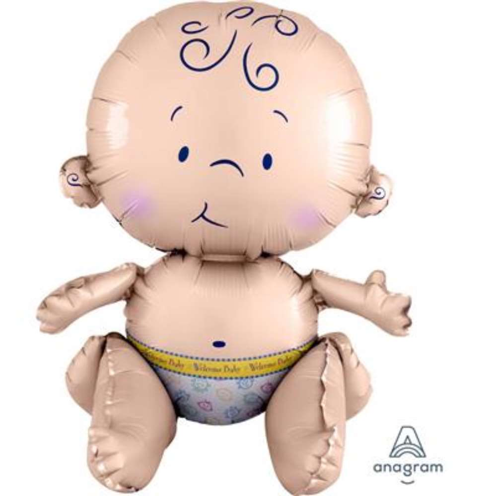 Anagram Foil Balloon Multi Sitting Baby 15"