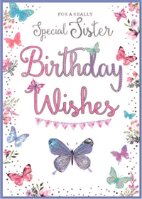 Simon Elvin 6 Pack Cards C90 Birthday Sister