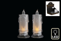 Sifcon Candle LED Acrylic 5x10cm