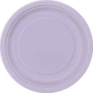 Unique 8 Pack Plates Lavender Round 9