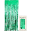Door Curtain Foil 90cm x 2.4m Metallic Green
