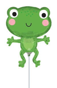 Anagram Happy Frog 14" Air Fill Foil Balloon