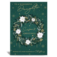 Prelude 6 Pack Cards C50 Christmas Daughter Wreath
