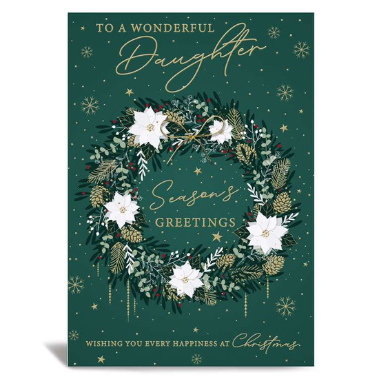 Prelude 6 Pack Cards C50 Christmas Daughter Wreath