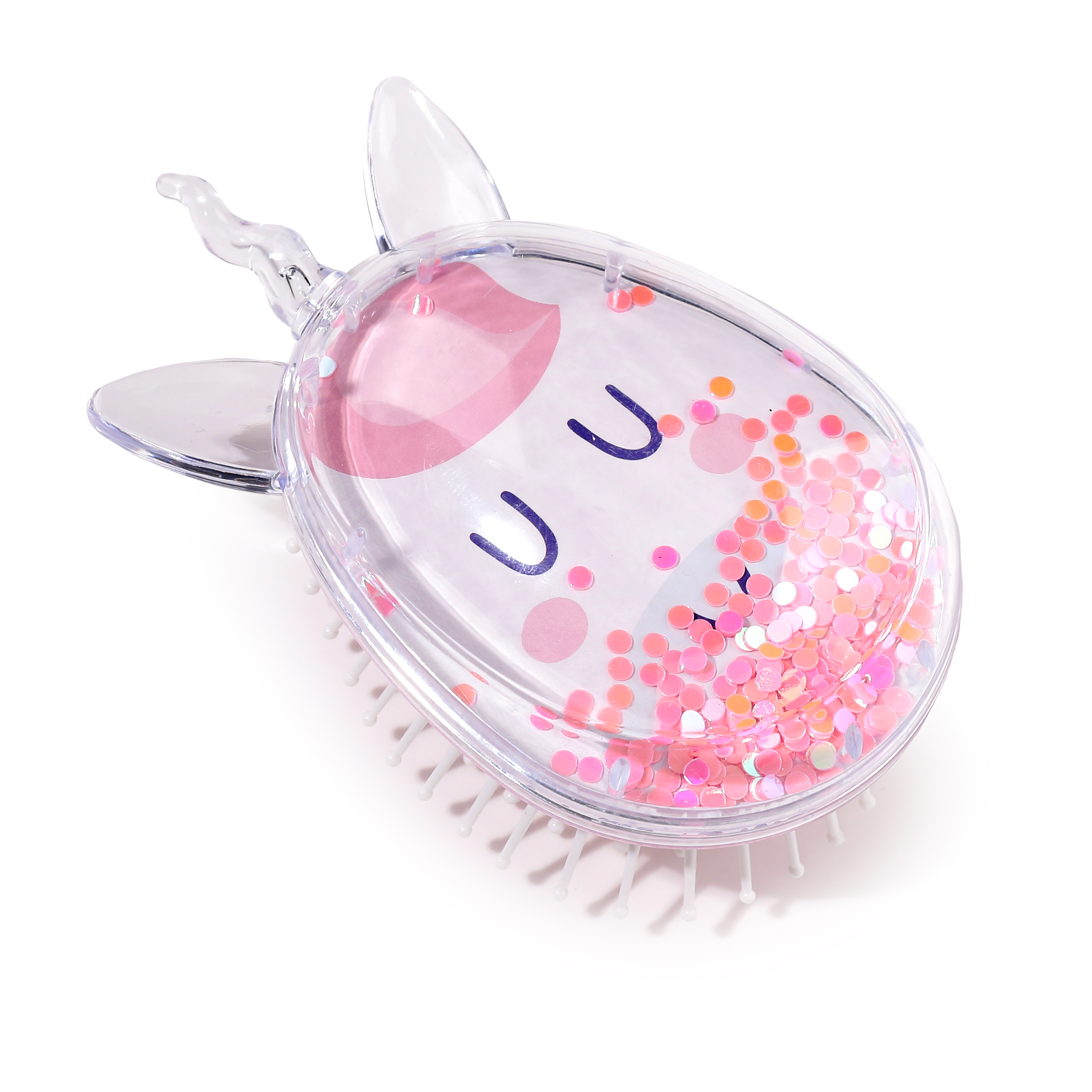 Shaped Glitter Hair Brush Unicorn Magic