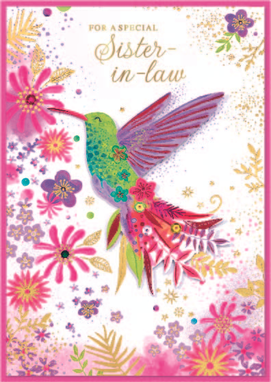 Isabel's Garden C50 Birthday Sister-In-Law 6pk