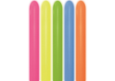 Sempertex Neon Asst 260 Nozzle Up 50pk