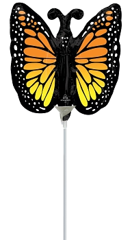 Anagram Butterfly 14" Air Fill Foil Balloon