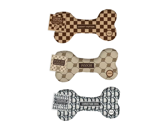 Luxury Dog Bone Toy (Design May Vary)