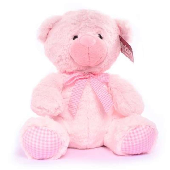Tiger Feet Plush Nursery Bear Pink 35cm