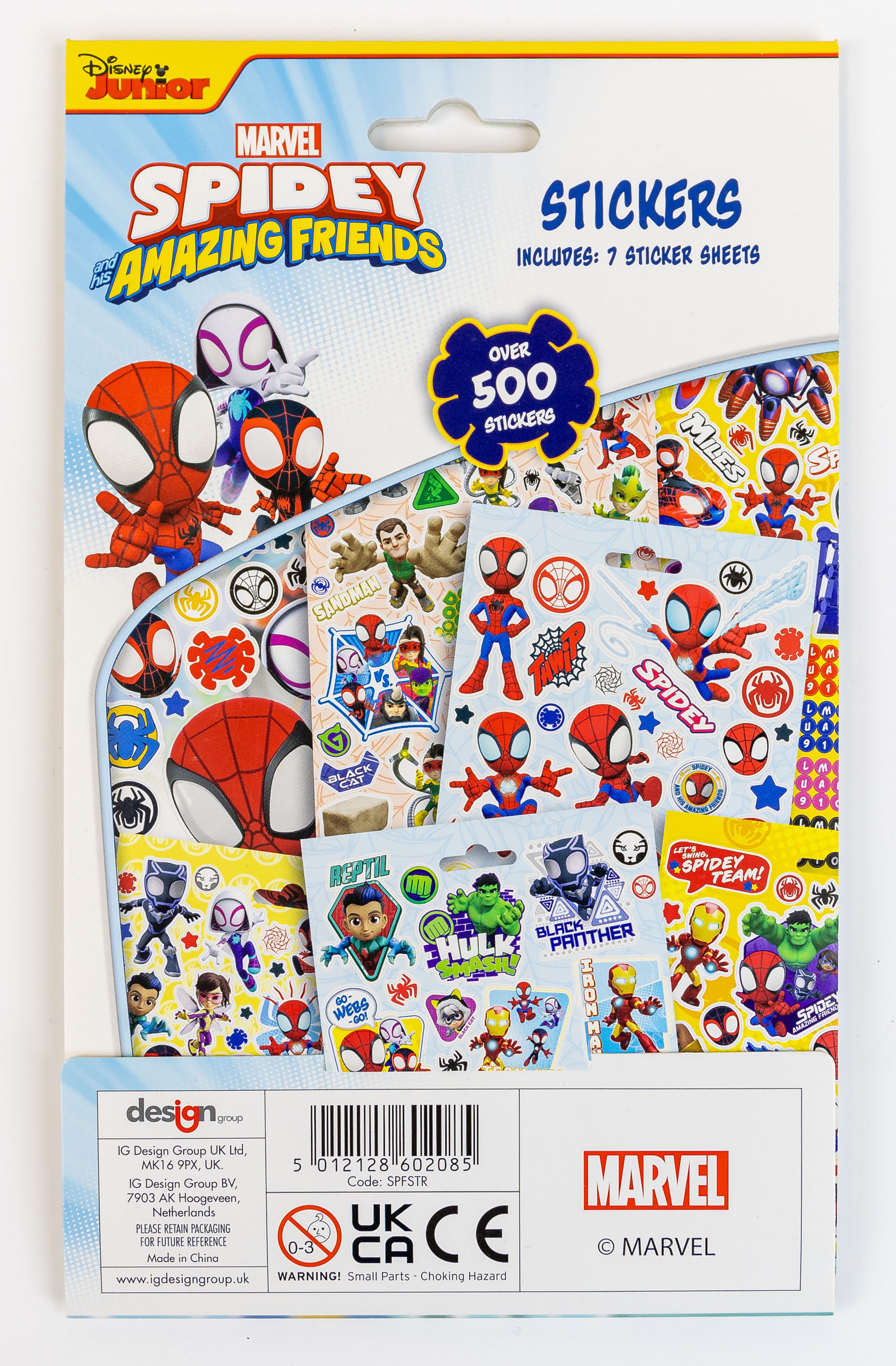 Sticker Book Spidey & Friends 500pcs