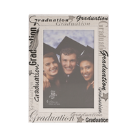 Widdop Photo Frame Graduation Silver & Black 6x4