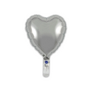 Oaktree Silk Gold Heart 9" Foil Balloon (Loose)