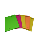 Hardback Notebook Neon A4 5pk