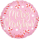Prima Merry Christmas Candy Canes 18" Foil Balloon