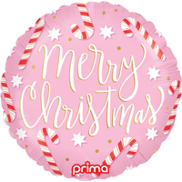 Prima Merry Christmas Candy Canes 18" Foil Balloon
