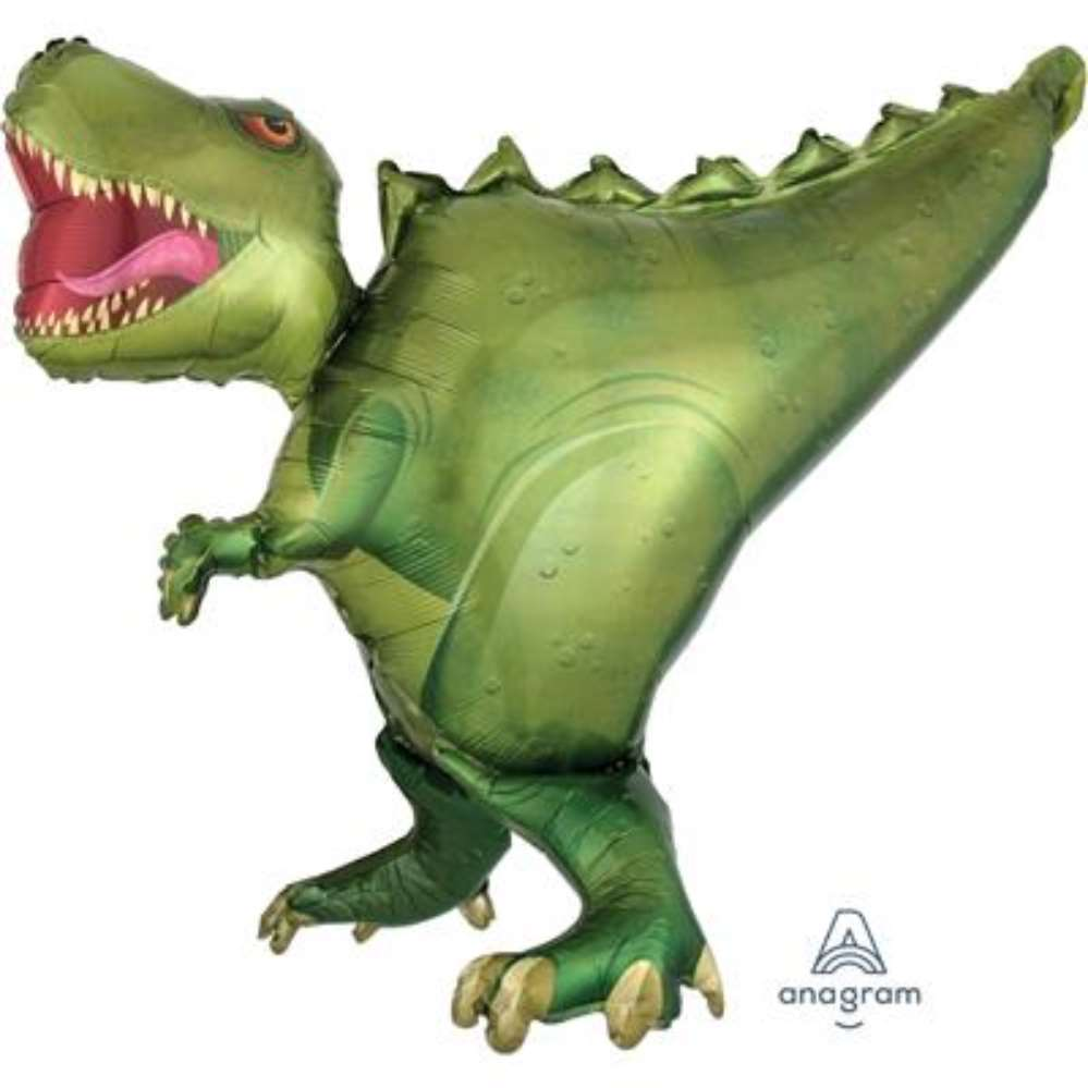 Anagram Foil Balloon Dino T-Rex 36"
