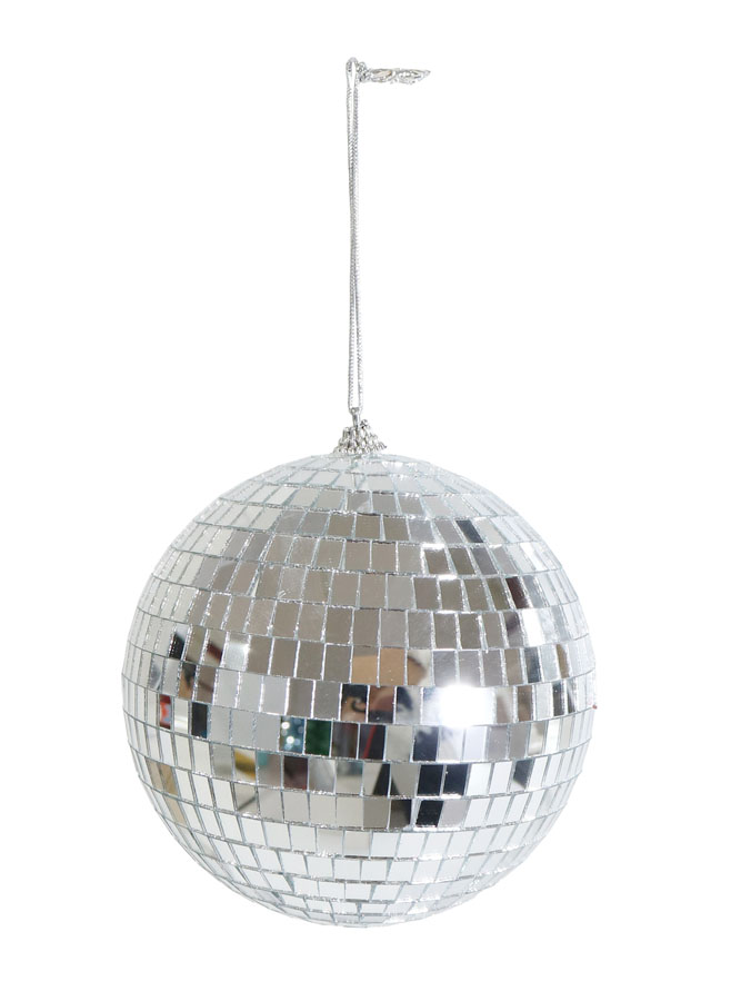 Uncle Bills Bauble Mirror Silver 15cm
