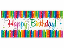 Unique Banner Birthday Rainbow Ribbons