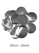Oaktree Metallic Silver Foil Confetti 10mm x 50g