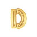 Oaktree Foil Balloon Gold 7" Letter D