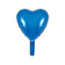 Oaktree Blue Heart 9" Foil Balloon (Loose)
