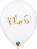 Qualatex Simply Cheers 11" Latex Balloons 25pk