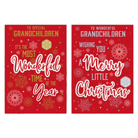 Poppyhill C50 Christmas Grandchildren 12pk