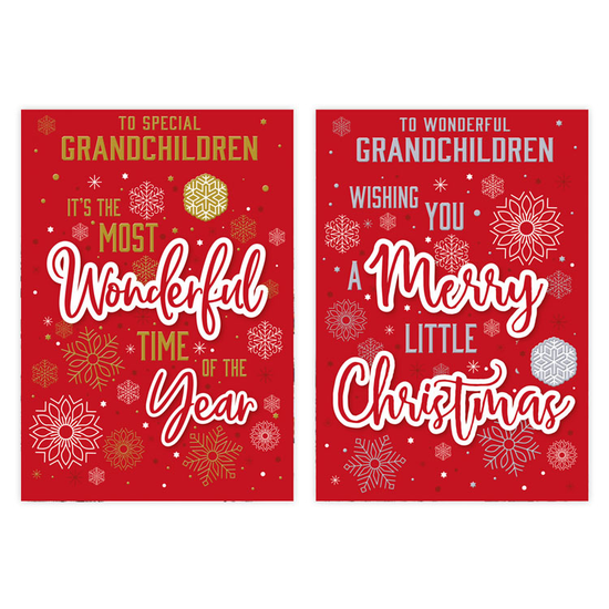 Poppyhill C50 Christmas Grandchildren 12pk