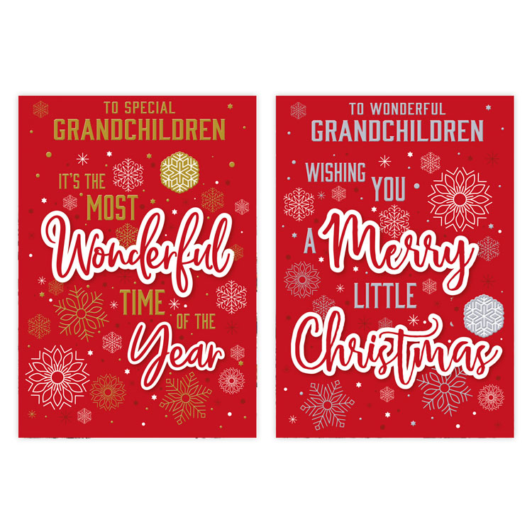 Poppyhill C50 Christmas Grandchildren 12pk