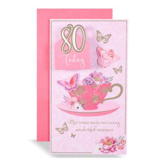 Excellence C75 Birthday Age 80 6pk