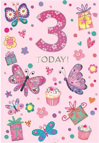 Simon Elvin C50 Birthday Age 3 6pk