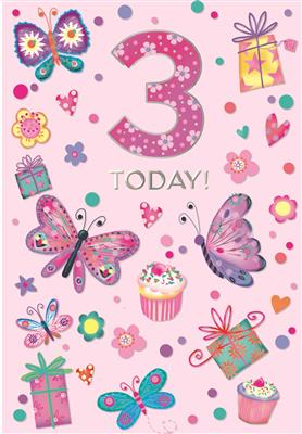 Simon Elvin C50 Birthday Age 3 6pk