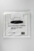 Magnum 100 Pack Carrier Bag White XL 13x19x23