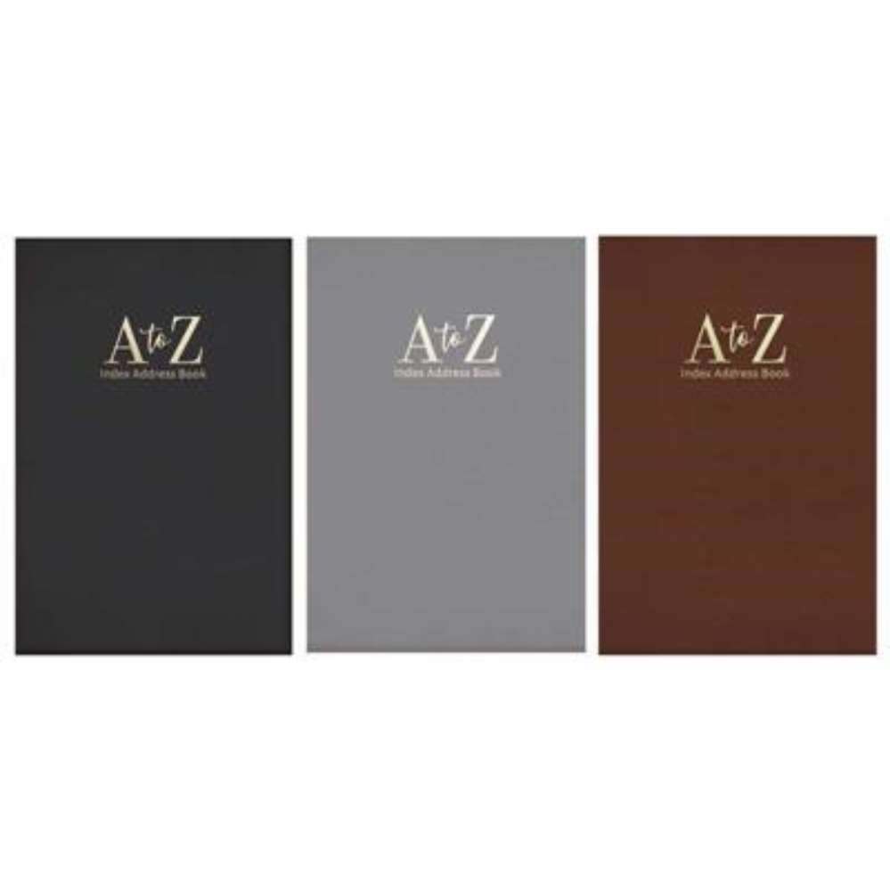 Tallonn Executive Address Book, super slim notebook with organized pages for contacts, sleek and portable design.