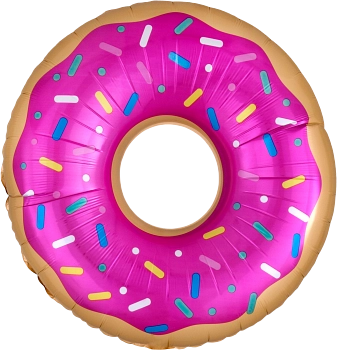 Anagram Donut 27" Supershape Foil Balloon