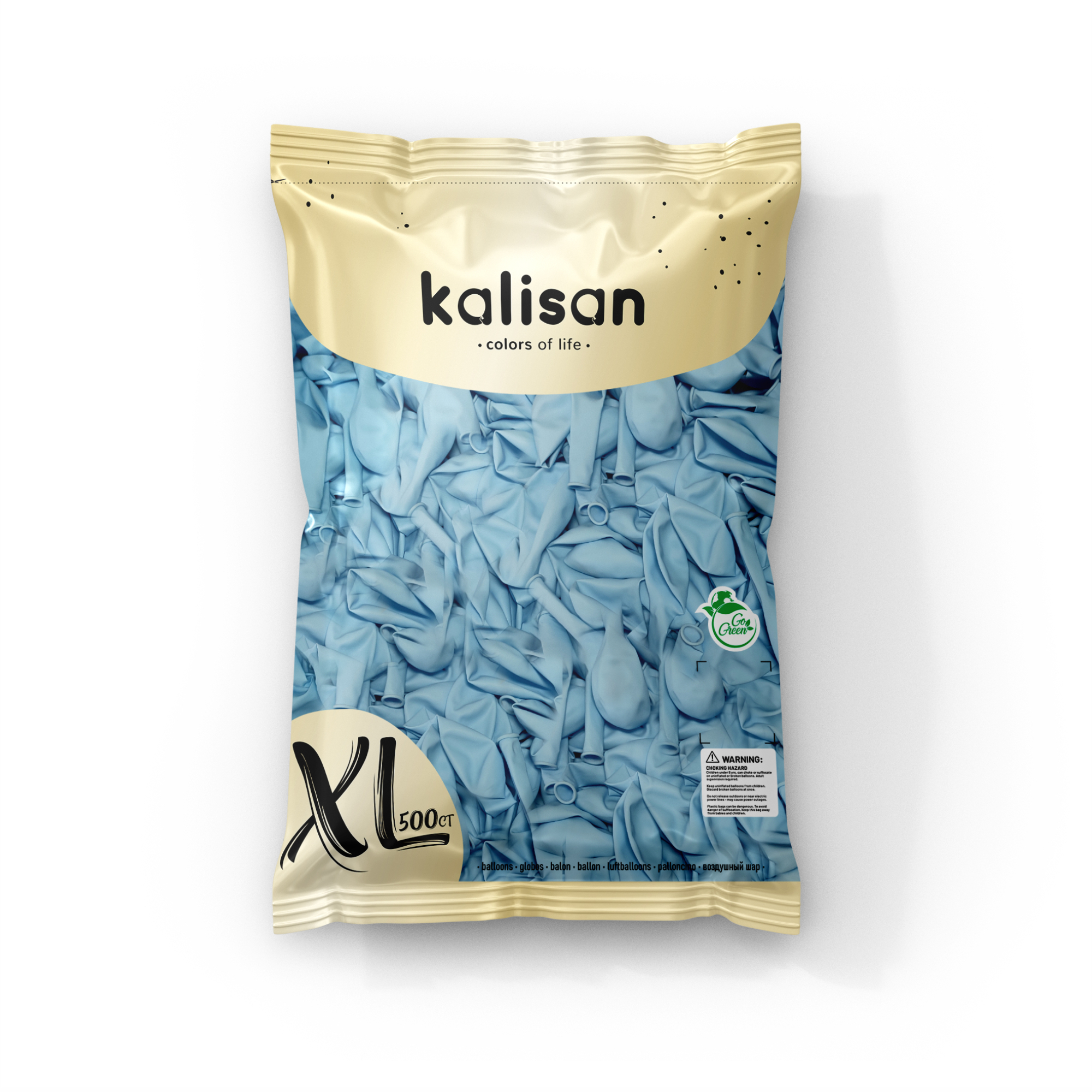 Kalisan Macaron Blue 12" Latex Balloons 500pk