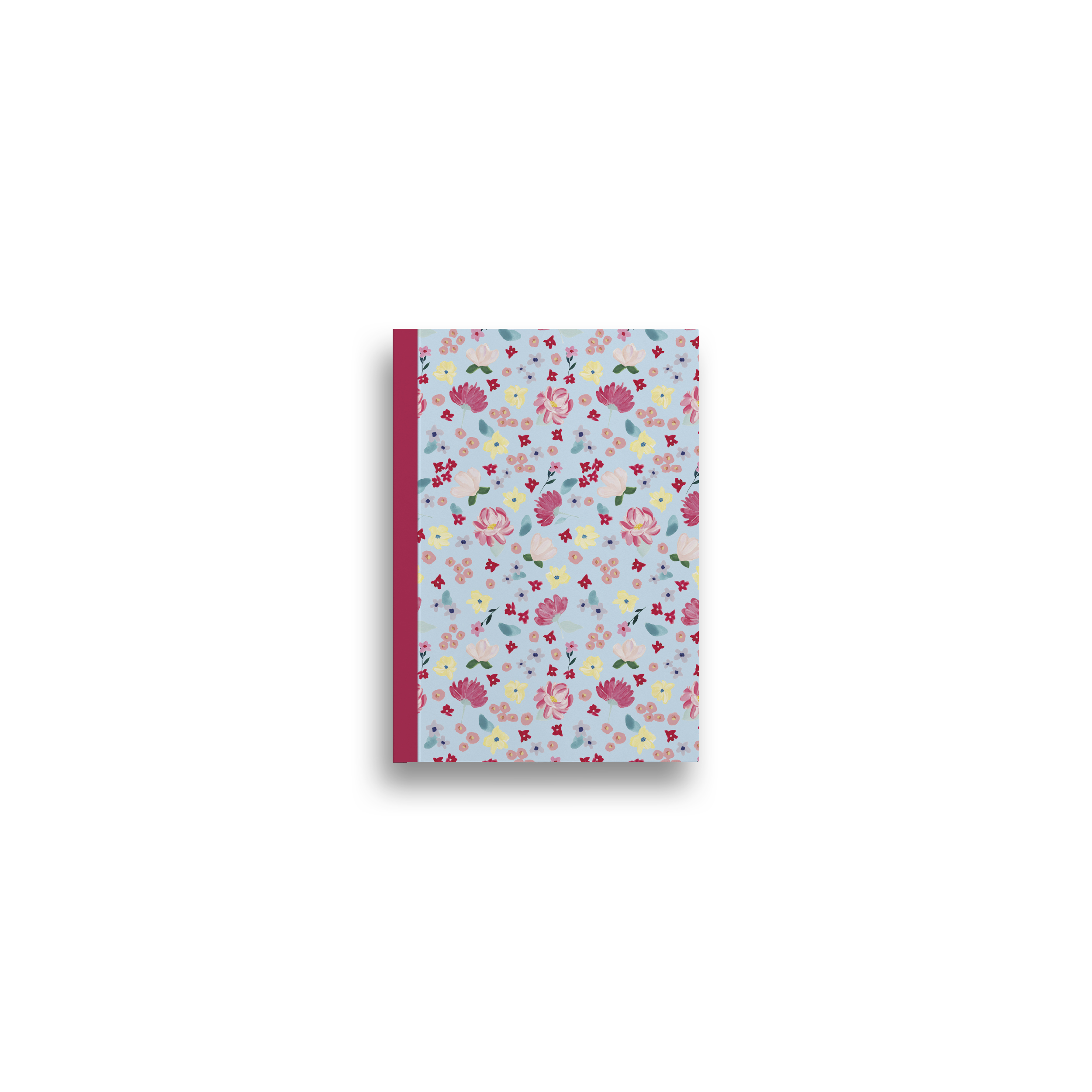 Notepad Floral A6 Lined 80Gsm 100 Sheets
